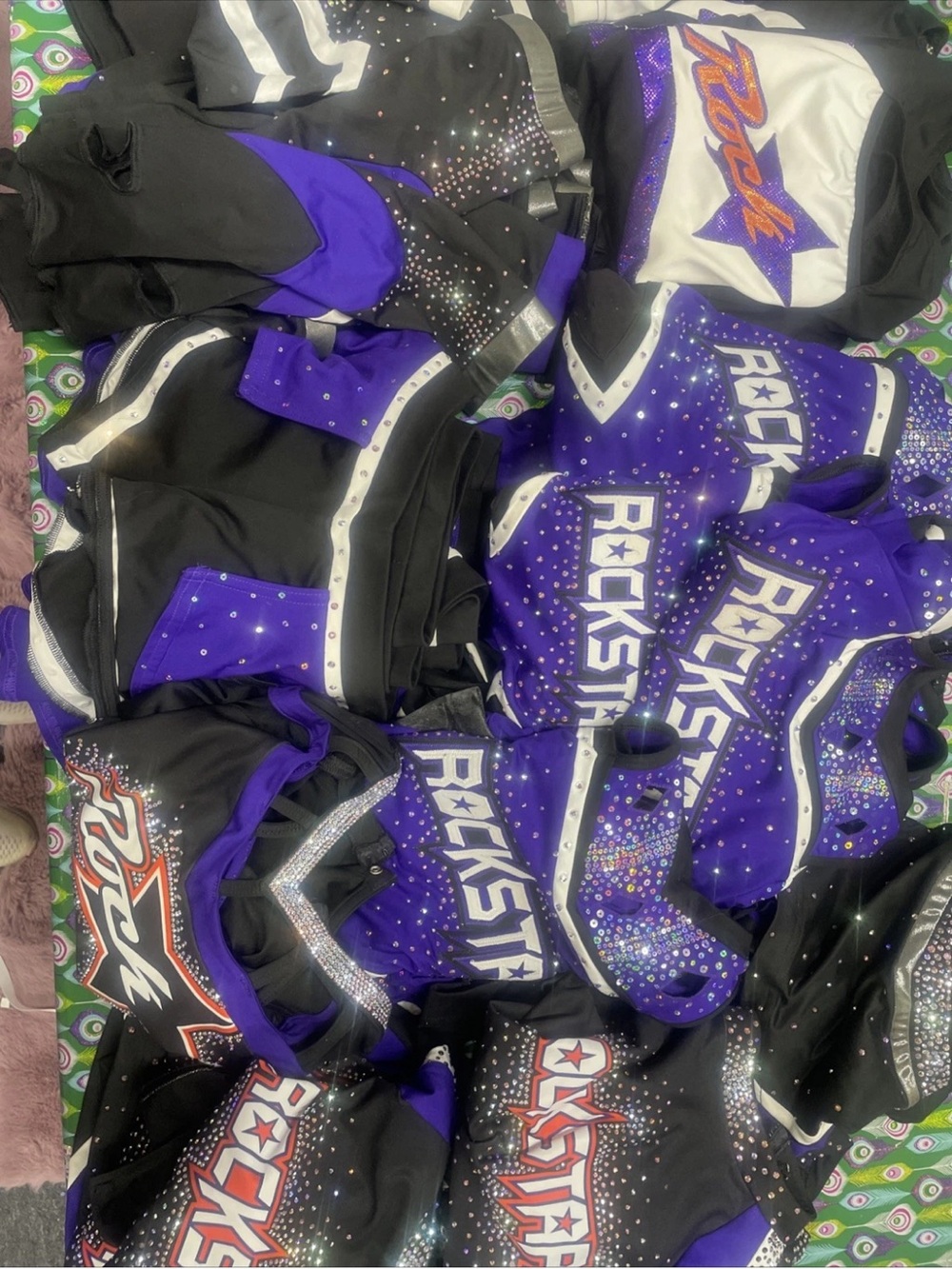Huge allstar cheerleading rockstar lot 40plus pieces mixed sizes